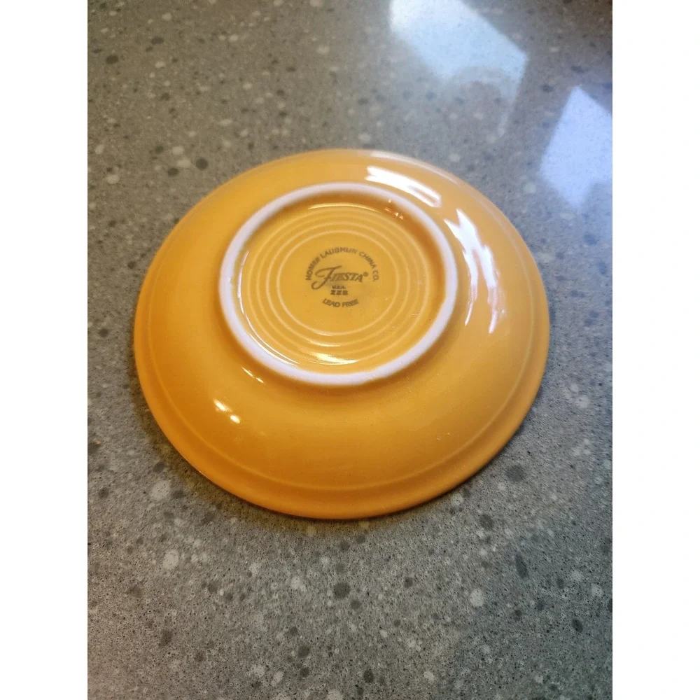VTG Fiesta Ware Tea Saucer Marigold Yellow